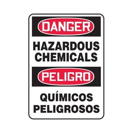OSHA DANGER BILINGUAL Safety Sign SBMCHL267VS